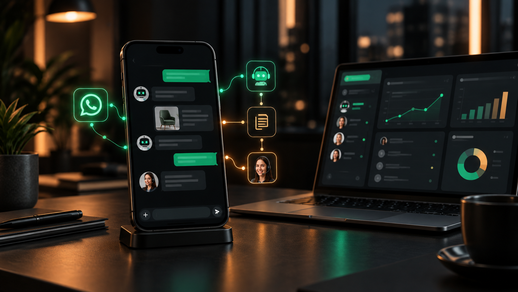 Automação de WhatsApp para vendas: fluxos, CRM e API